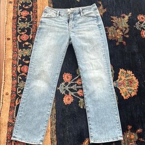 Frame le high straight jeans